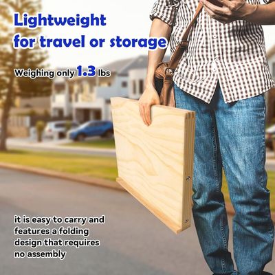 Geschenkenwinkels Commerciële Koper Verstelbare hoek Houten ijzelstenen voor het schilderen Tafelbank ijzelstenen