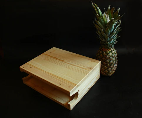 Houten fietswandhanger met aangepast logo fietshouder stand en plank