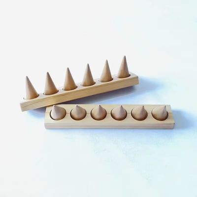 Custom Order Houten Finger Juwelen Display Stand met gladde afwerking en concurrerend