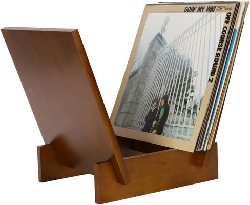 Houten platenhouder Hou je platen in perfecte staat met dit rek