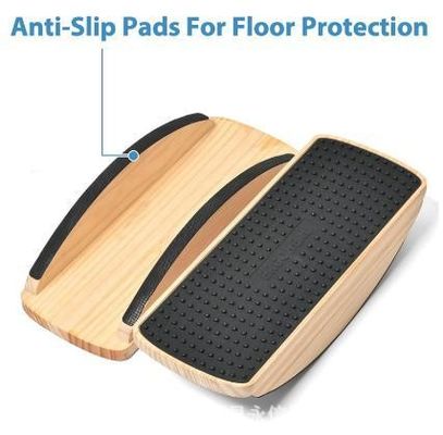OEM ODM Acceptabele kantoor-thuis anti-slip vermoeidheid mat met houten wobble board