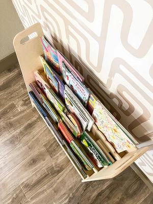 Montessori Houten meubels Kinderdagverblijf Geschenk Houten boekenplank voor functie Bespaar ruimte