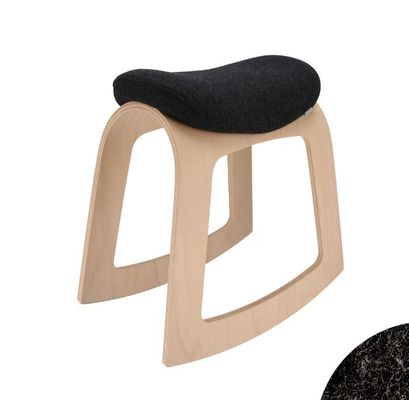 Vervaardiging Home Office Ergonomische zadelstoel met moderne houten constructie