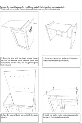 Op maat gemaakte multifunctionele houten brooddoos met snijplank voor keukentafel