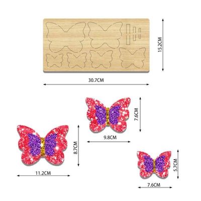 Op maat gemaakte houten handwerkingen Schimmelboog Houten snijstalen voor natuurlijke of op maat gemaakte kleur