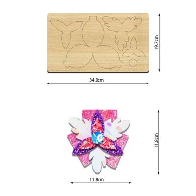 Op maat gemaakte houten handwerkingen Schimmelboog Houten snijstalen voor natuurlijke of op maat gemaakte kleur