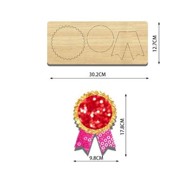 Op maat gemaakte houten handwerkingen Schimmelboog Houten snijstalen voor natuurlijke of op maat gemaakte kleur