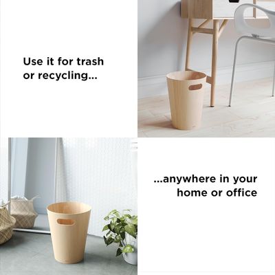 Kleine rustieke op maat gemaakte service vuilnisbak vuilnisbak voor badkamer slaapkamer keuken kantoor