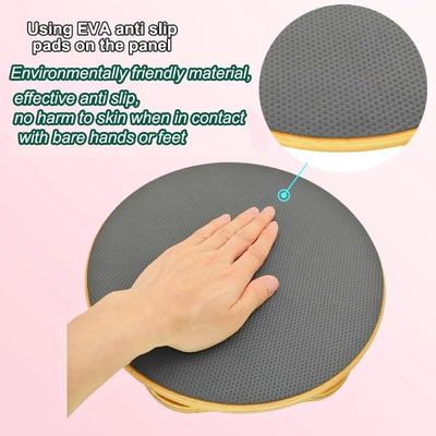 Rustieke stijl 12 inch houten balansbord Anti-Skid Dance Wobble Board voor huisversiering