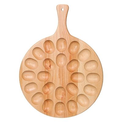 24-holes houten bak voor de opslag van keukengerei