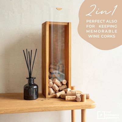 Rechthoekige houten wijndoos gegraveerd gepersonaliseerde flesdoos uniek verjaardagscadeau idee