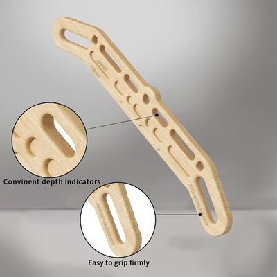 Verbeter de vingerafdruk Houten thema Draagbaar Rock Climbing Hang board met Suspension Training Functie