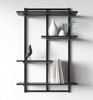 Gepersonaliseerd logo metalen frame drijvend plank voor keukenapparatuur opslag en weergave