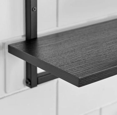 Gepersonaliseerd logo metalen frame drijvend plank voor keukenapparatuur opslag en weergave