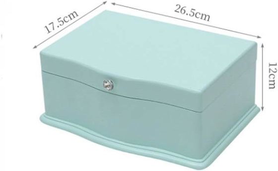 Timber nieuwste draagbare mode grote capaciteit houten muziek juwelen doos voor cadeau pakket