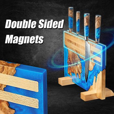 Vierkant Eco Friendly Bamboe Magnetische Messer Strip voor Keuken Organisatie