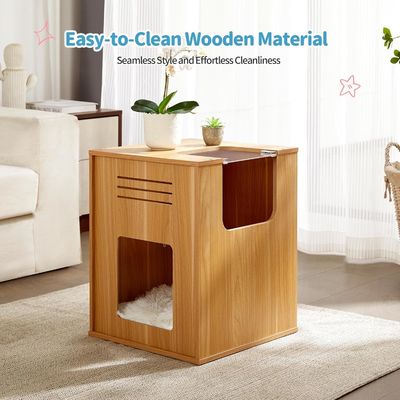 Indoor katten groot kattenhuis met schraapblok aangepast logo aanvaardbaar massief hout