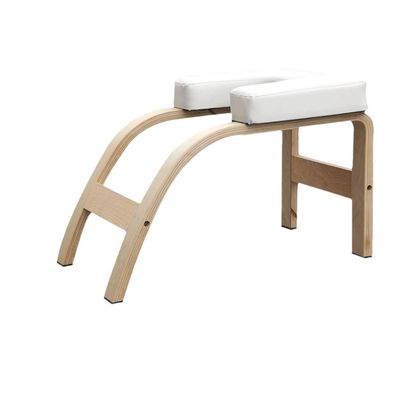 Balance Training Yoga Inversion Bench Rustieke stijl met houten materiaal en hoofdsteun