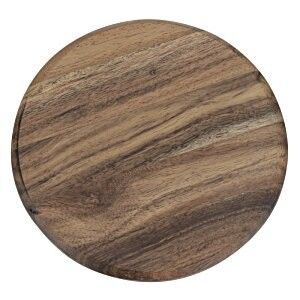 Duurzame 4-delige Acacia houten coaster set op maat voor theebekers Water absorberend