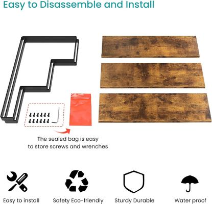 All-Season Houten 3-stap Display Riser Stand Bamboe rechtstaande Display Rack voor detailhandel