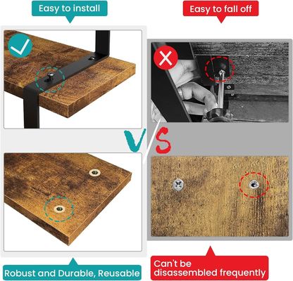 All-Season Houten 3-stap Display Riser Stand Bamboe rechtstaande Display Rack voor detailhandel