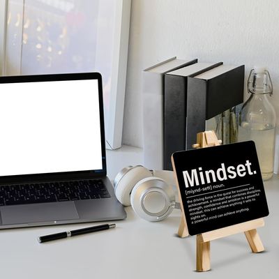 Vernis Huisdecoraties.Giften Inspirerend Motiverend Houten Teken voor kantoor bureau