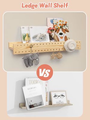 Boekenplank van natuurlijk hout