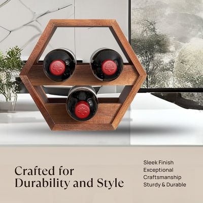 3 flessen Acacia wijn Flessholder Stijlvolle wijnopslag thuis Aanbevolen bestelling aanvaard