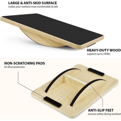 Custom Handle Houten Slant Board voor professionele fitness in Europa Regionaal kenmerk