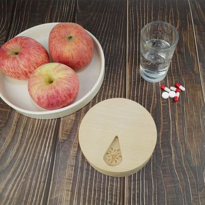 Aanpasbare 7-daagse pilhouder Hout wekelijkse pil organisator voor medicijnen en vitamines