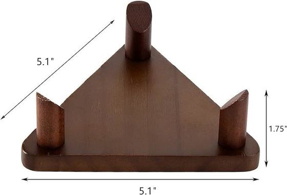 Solid Wood Custom Logo Ball Display Stand voor voetbal Basketbal Voetbal Volleybal