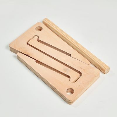 Aanvaardbaar OEM/ODM Houten laptopstand voor Mac Book Ergonomische werkruimte Bureauaccessoire