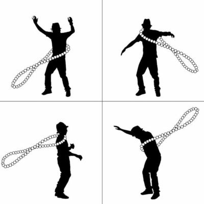 Handgemaakte natuurlijke houten Hula gewichte oefenhoop voor fitness 8.4 x 8.4 x 4.1cm