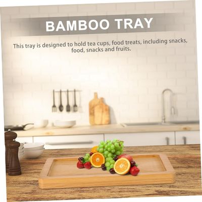 Huisdekoratie Custom 4pcs Houten palletbakken voor voedsel bedienen en displaybakken