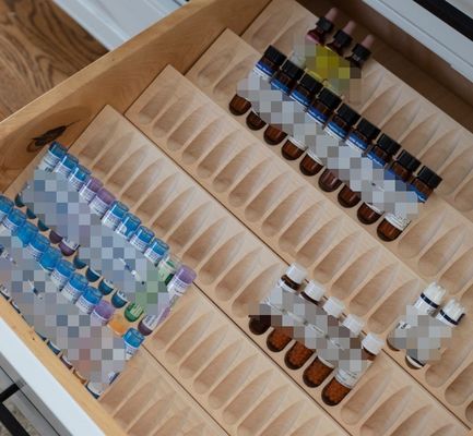 Opberghouders Racks Solid Birch Wood Drawer Installatie voor ruimtebesparende oplossingen