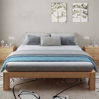 Standaard houten bed frame met aangepast voordeel