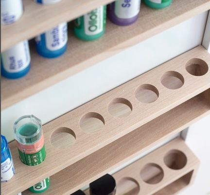 Gepersonaliseerd logoontwerp Wand gemonteerd massief berkkas met multifunctioneel ontwerp