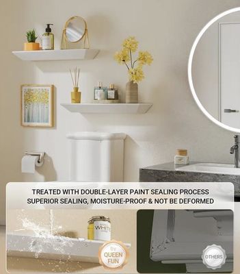 Y Mail Packing Modern Custom Logo Set van 2 Wandgebouwde Drijvende Planken Voor Wand Decor