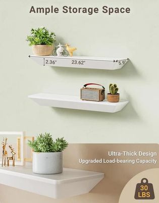 Y Mail Packing Modern Custom Logo Set van 2 Wandgebouwde Drijvende Planken Voor Wand Decor