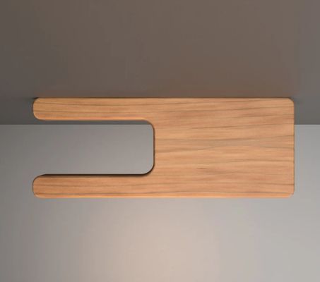 Duurzaam houten wandmontage toiletpapierhouder met plank extra oppervlak houten rek