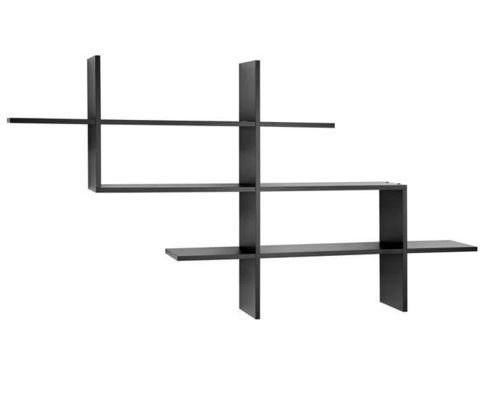 Huisplanten Decoratie Op maat gemaakte opslag Twee-laagse muurplank voor woonkamermeubelen