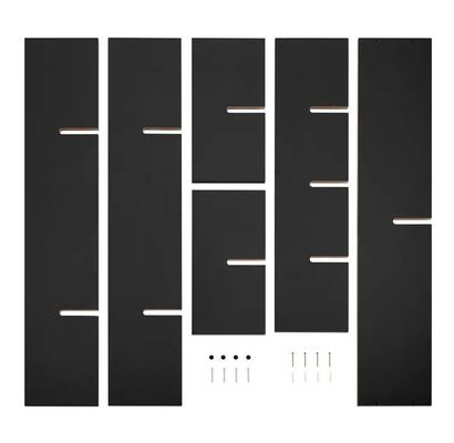 Huisplanten Decoratie Op maat gemaakte opslag Twee-laagse muurplank voor woonkamermeubelen