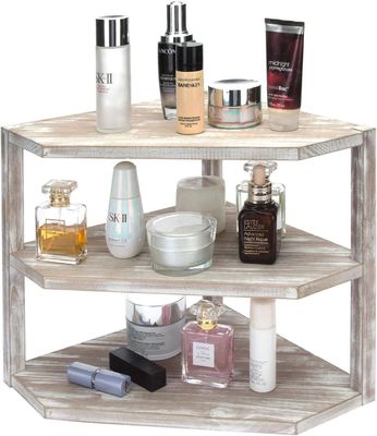 Houten keukenhoekrek 3 laag opslagorganisator voor kookvoorzieningen