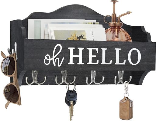 Als uw verzoek Keuken Hoek Organisator Wand gemonteerd Type Rustieke Hout Bracket Heavy Duty