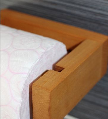 Als uw verzoek Handgemaakte Houten Badkamer Handdoek Houder Badkamer toiletpapier Wandplank