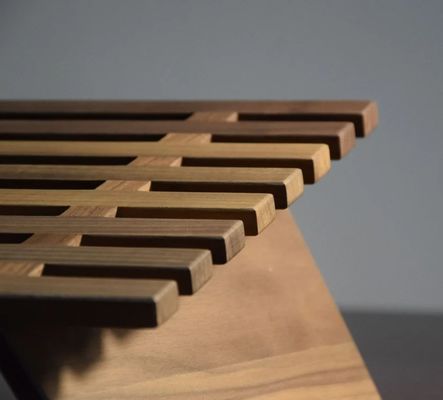 Houten Walnut Laptop Stand Gepersonaliseerd Logo Houten Handgemaakte Laptop Riser en Houder