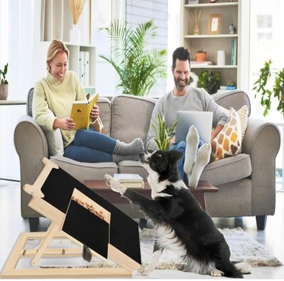 Houten nagelskrabbelbord voor honden botstijl nagelfilingbord voor honden OEM-behandeling inbegrepen