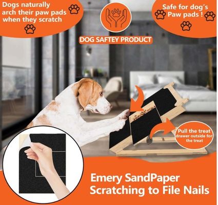 Houten nagelskrabbelbord voor honden botstijl nagelfilingbord voor honden OEM-behandeling inbegrepen