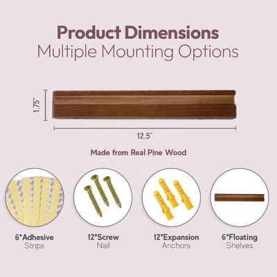 Wandmontage Vinyl platenplank GEEN opgevouwen functie voor ruimtebesparing en opslag