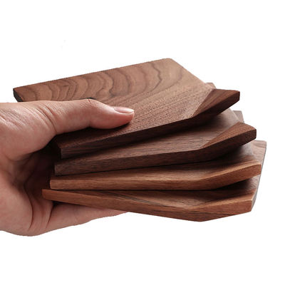 10X0.9cm Custom Sublimatie Coasters Voor Drinken Ronde Bamboe Hout Coaster Matten Pads